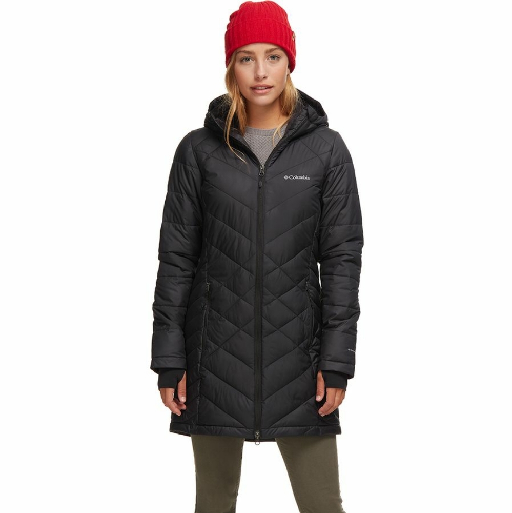 Columbia heavenly long hooded jacket